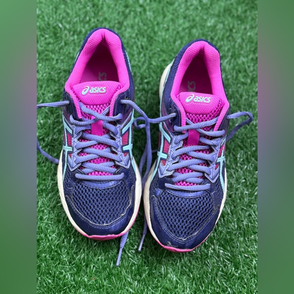 Asics Women’s Blue‎ and Pink Athletic Shoes for Running Size 6